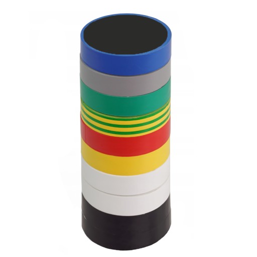 SADA 10x 5,5m SILNÁ VODEODOLNÁ IZOLAČNÁ PÁSKA, FAREBNÁ 18mm DUCT TAPE