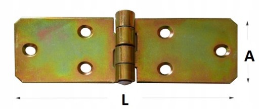 Pletený stavebný pánt 100x25mm, pozinkovaný, 1 ks