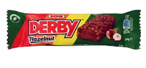 Ion Derby Crisp Rice Hazelnut Bar