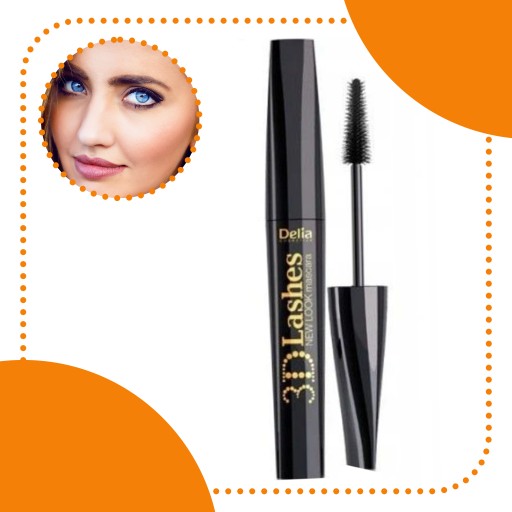 Delia New Look 3D Black predlžujúca a zahusťujúca maskara 12ml
