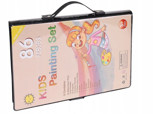 Sada na maľovanie v kufri 86 ks