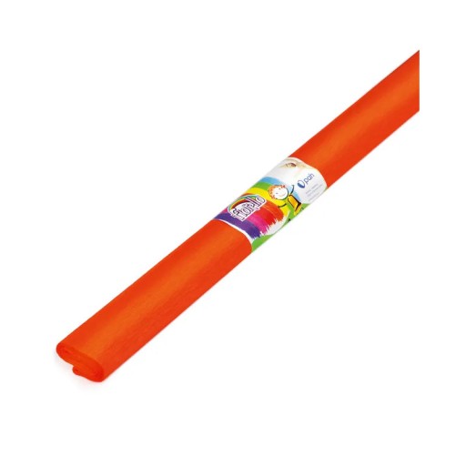 FIORELLO krčený hodvábny papier oranžový (no06)