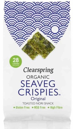Prírodné štiepky z morských rias Seaveg BEZ SKLA. BIO 4 g (CLEARSPRING) CLEARSPR