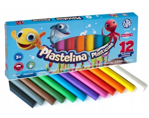 ŠKOLSKÉ Plastelína 12 FARIEB MINI MINI ASTRA