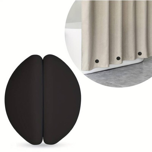 MAGNETICKÝ DRŽIAK V GUMOVOM PÚDE, ČIERNY PÁR 40x26mm HUNTER