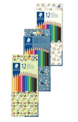 Školské pastelky, 12 farieb, STAEDTLER - SUPER KVALITA