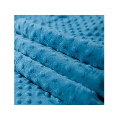 Fleece, materiál MINKY 18 - svetlomodrý, super mäkký