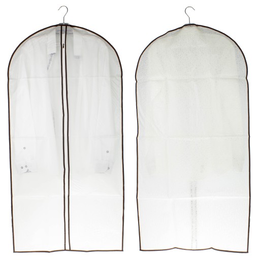 Obliečka na šaty 60 x 120 ecru so zapínaním na zips