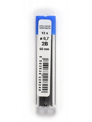 KOH-I-NOOR GRAFITOVÉ VLOŽKY 0,7 mm 2B 12