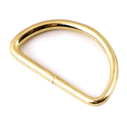 KOVOVÝ POLIČNÝ PRSTEŇ 40 mm ZLATÝ