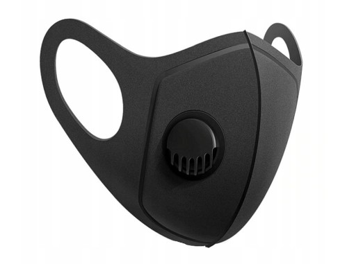 OPÄTOVNE POUŽITEĽNÁ MASKA 3D MASKA s ŠPONGOVÝM VENTILOM