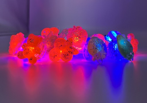 LED krúžky PRE DIEVČATÁ 1 ks.
