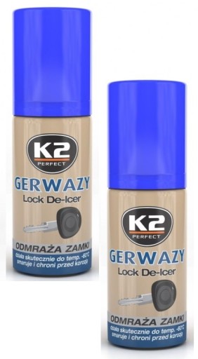 K2 GERWAZY ROZMRAZOVAČ ZÁMKU -60 STUPŇOV 50ml