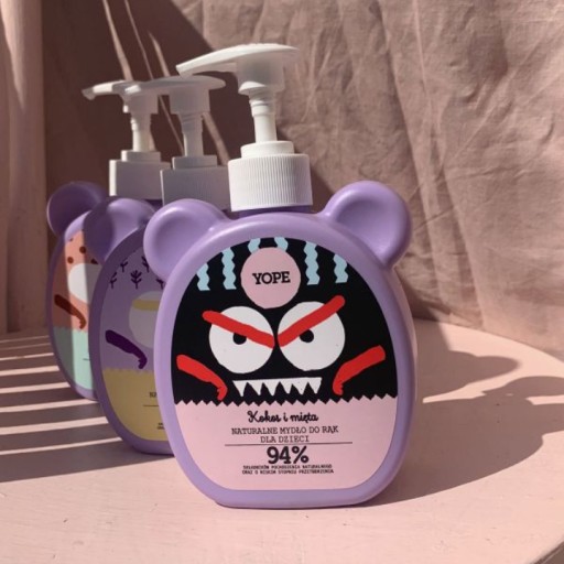 Yope prírodné tekuté mydlo pre deti kokosová mäta 400 ml