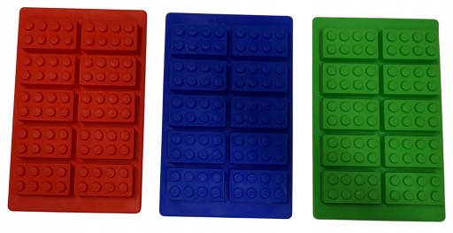 SILIKÓNOVÁ FORMA ČOKOLÁDY PRRALINES ŽELÉ TORTY LEGO TEHLY