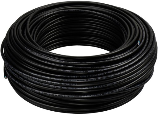 Vonkajší krútený párový kábel ALANTEC Cat.6 FTP 100% Cu gél