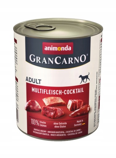 ANIMONDA Grancarno Dospelý mäsový koktail 800g