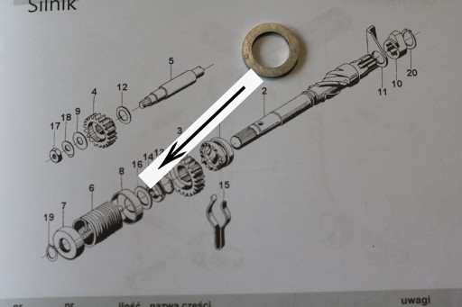 KOPNÁ PODLOŽKA PRE HRIADEĽ MOTOROVÉHO krúžku M2 M3