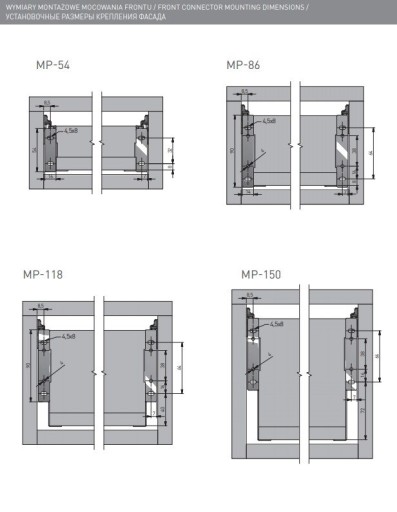 Metalbox prestige, biely, L-270mm, H-86mm