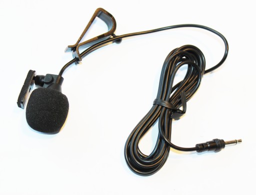 Stereofónny externý mini jack mikrofón do auta
