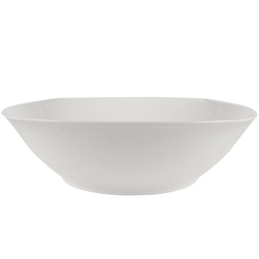 MISKA NA ŠALÁT, PORCELÁNOVÁ, BIELA MISKA NA OBALU