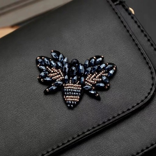 Korálky Patch Fly Motýlik Insect Rhinestones