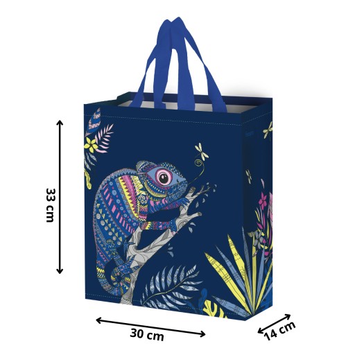 nákupná taška 30x14x33 farba chameleon 1 kus