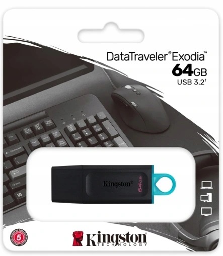 KINGSTON PENDRIVE DTX USB 3.0 PAMÄŤ 64 GB