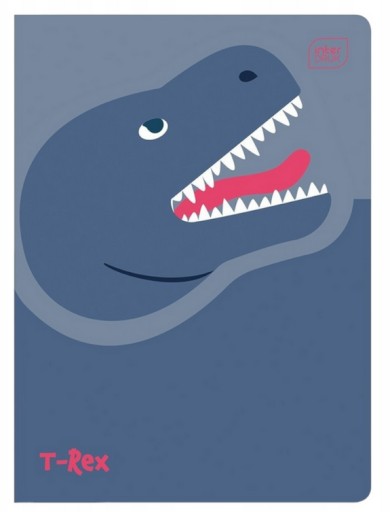 Zápisník A5 16 strán 3 LINE FARBA T-REX INTER