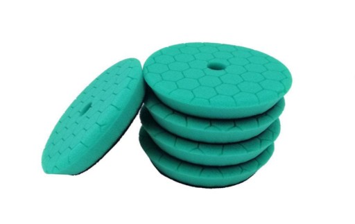 Zelený špongiový leštiaci pad 125mm tvrdý voštinový Kormax