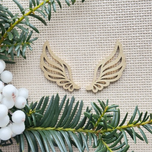 Angel wings Single Gold 3 páry