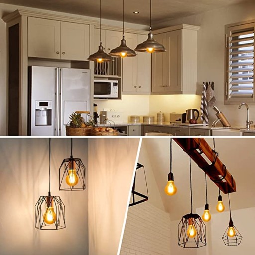LED žiarovka E27 Filament 12W A60 AMBER 1200lm