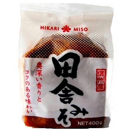 Hikari Miso Červená japonská pasta Miso tmavá 400g