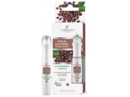 Floslek Sérum na očné viečka a pokožku okolo očí so svetlíkom a kofeínom 15ml