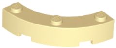 LEGO ROUNDED - BÉŽOVÝ PIESOK Č. 48092