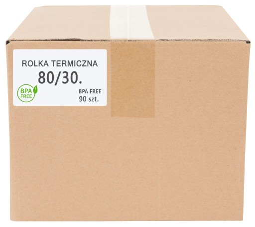 TEPELNÁ ROLKA 80x30 DO POKLADNE, TLAČIAREŇ 10KS M