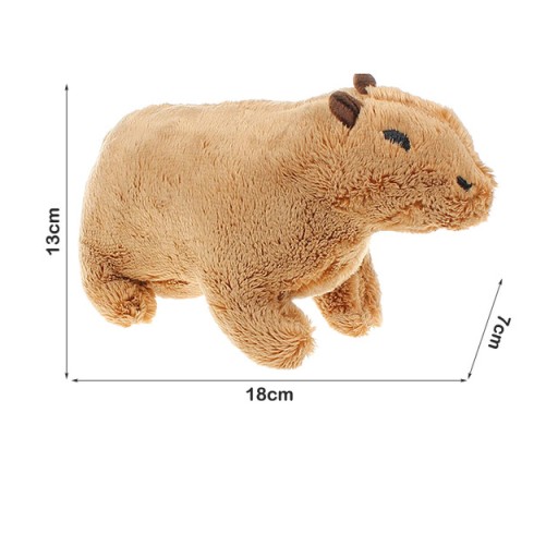 PLYŠOVÁ HRAČKA CAPYBARA MASKOT ZVIERATKA PLYŠOVÁ HRAČKA