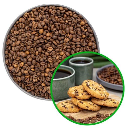 Zrnková káva Arabica DELICIOUS COOKIE 100g Čas na čaj