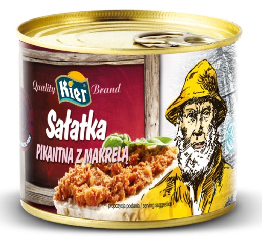 Pikantný šalát s makrelou 300g Kier Rybí šalát