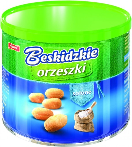 Beskidzkie Orzeszki solené 140 g plechovka
