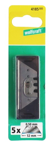 Náhradné trapézové čepele 52mm/0,5mm 5 kusov 4185000 WOLFCRAFT