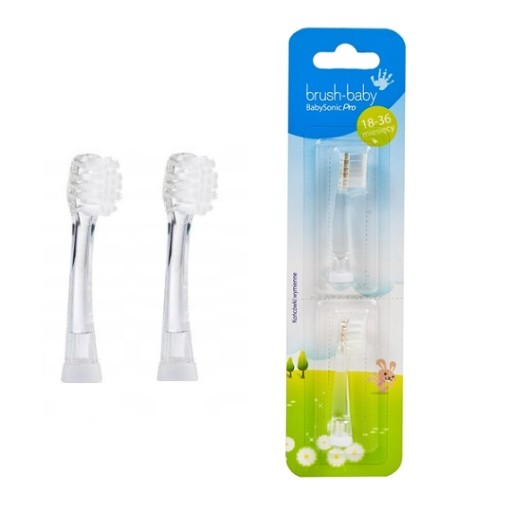 BRUSHBABY BabySonic PRO TIPS 18-36 mesiacov 2 ks