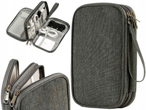 Organizér na káble nabíjačky elektroniky Kryt Taška USB cestovné puzdro