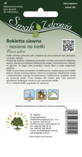 Semená rukoly 5g - Semená - W. Legutko