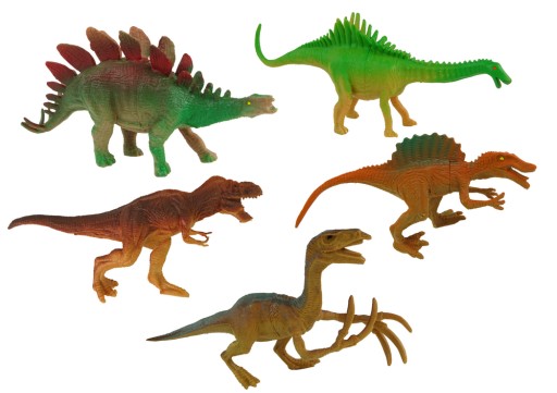 Sada figúrok zvierat v parku dinosaurov 8 dielov.