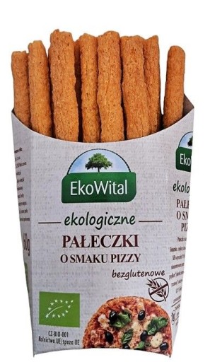 BEZSKLA tyčinky s príchuťou pizze. BIO 60 g (EKOWITAL) EKOWITAL