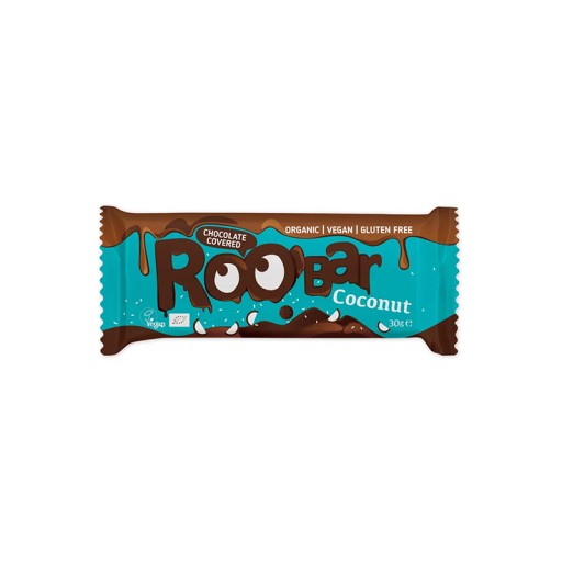 BIO RAW KOKOSOVÁ tyčinka vo VEGAN čokoláde 30g