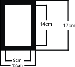 Samolepky na stenu FOTORÁMEČEK 10x15 15x10 ľubovoľná farba G1