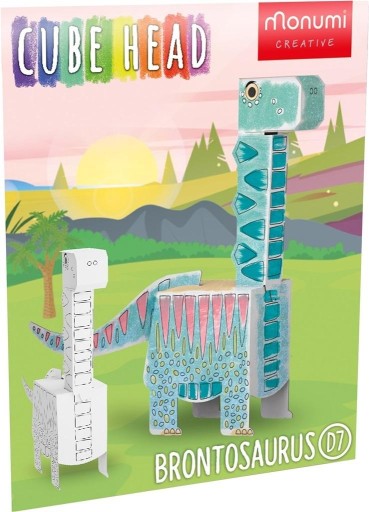 KOCKOVÁ HLAVA MODEL BRONTOSAURUS