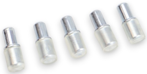 Podpera police s puzdrom 5 x 16 mm podpera police s gumičkou 100 ks.